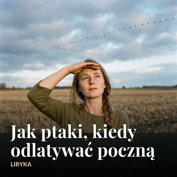 Okładka: Jak ptaki, kiedy odlatywać poczną